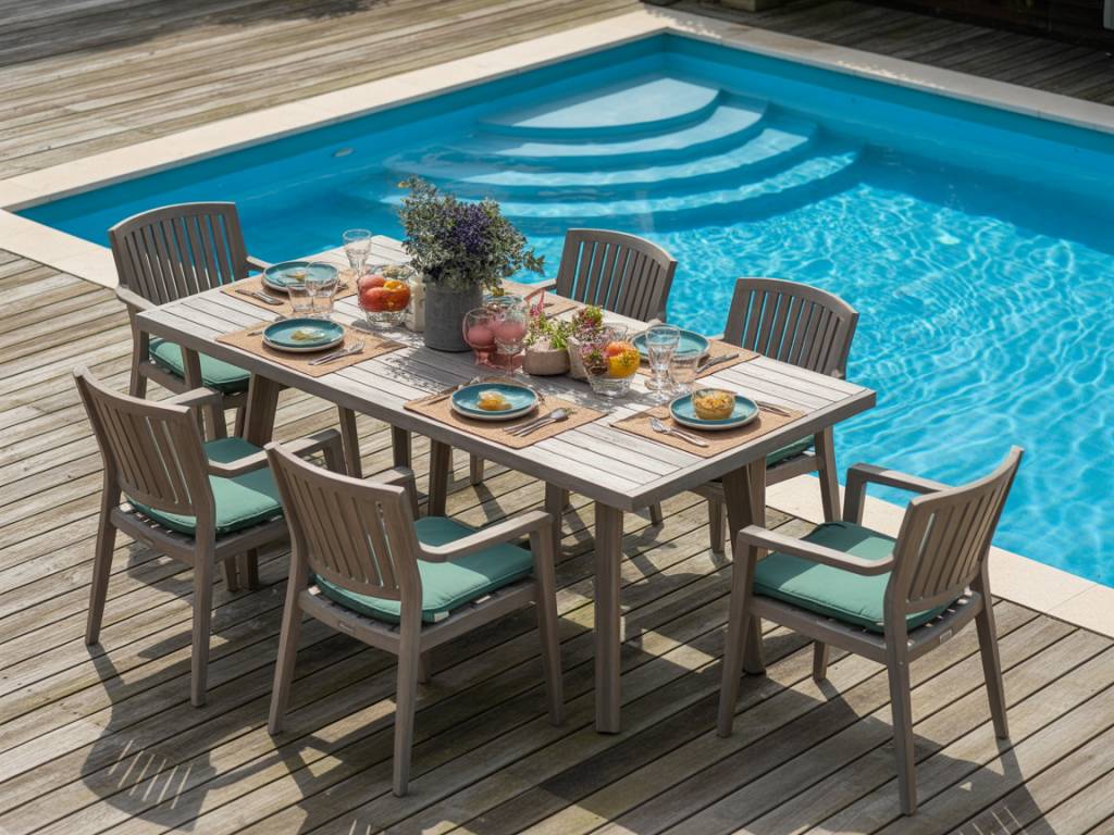 Créer un coin repas extérieur convivial près de sa piscine : idées d’aménagement et conseils pratiques
