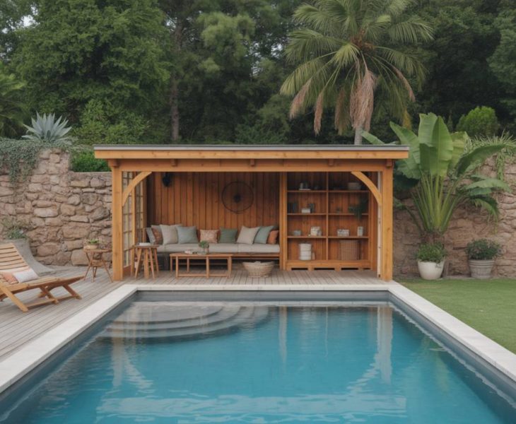 Aménager un pool house fonctionnel et esthétique : conseils pour allier rangement et détente