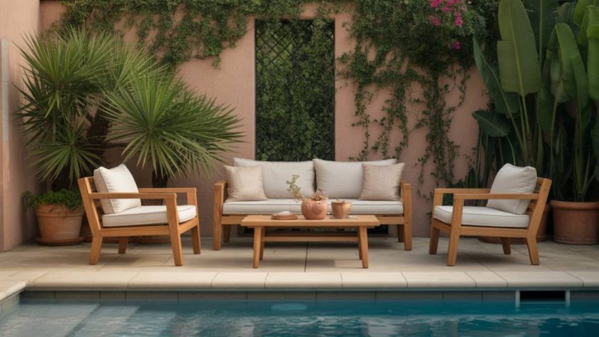 Comment bien choisir un mobilier de jardin résistant au chlore et au soleil pour l’espace piscine